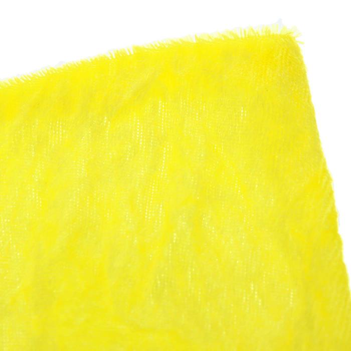 Ворсовая ткань "Плюш желтый №7", ширина 150 см