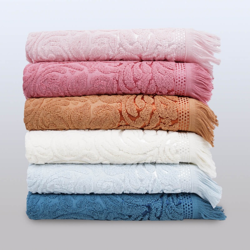 Полотенце махровое "Камелия" (Голубой)